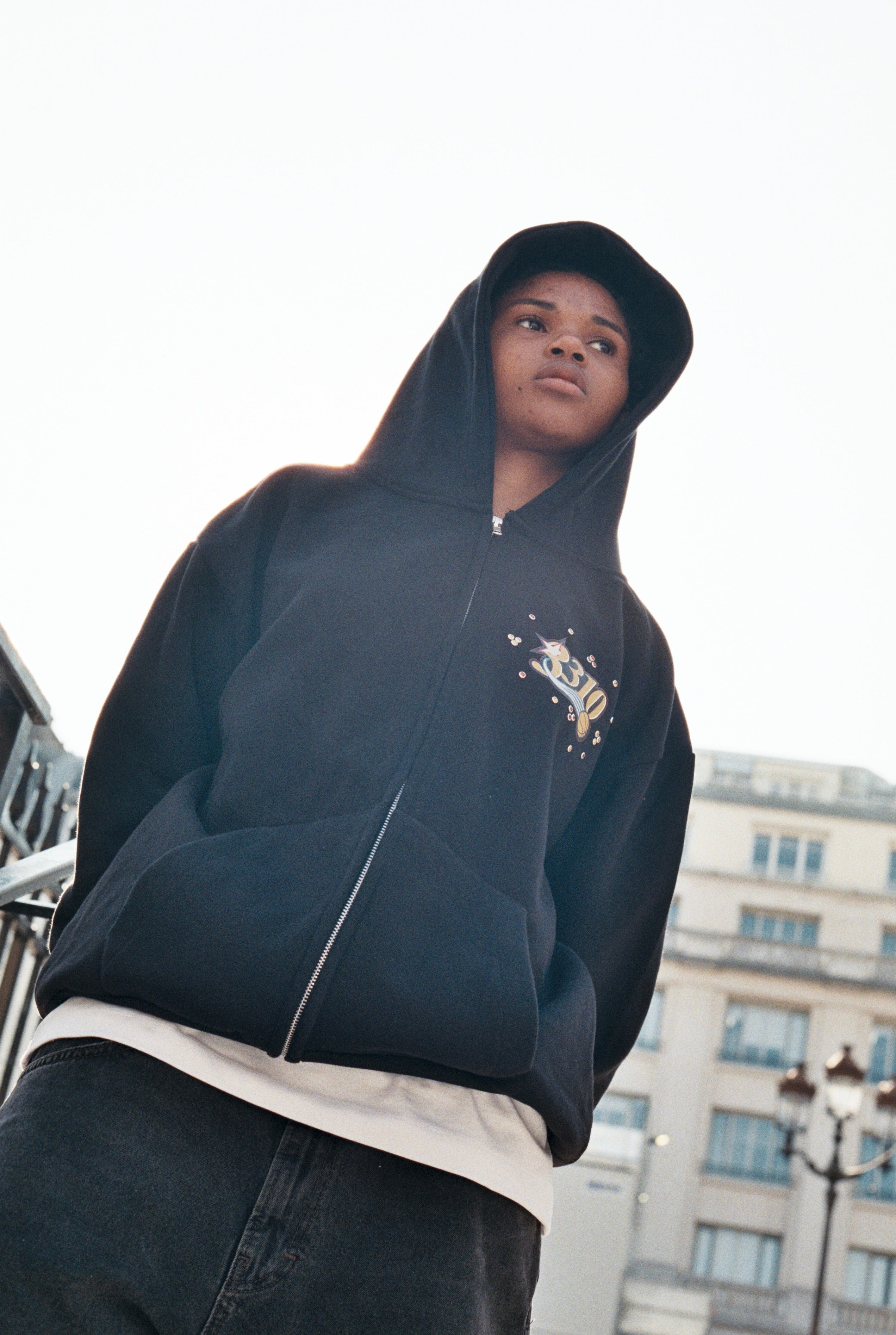 * 3310 HAND MADE GEMS HOODIE