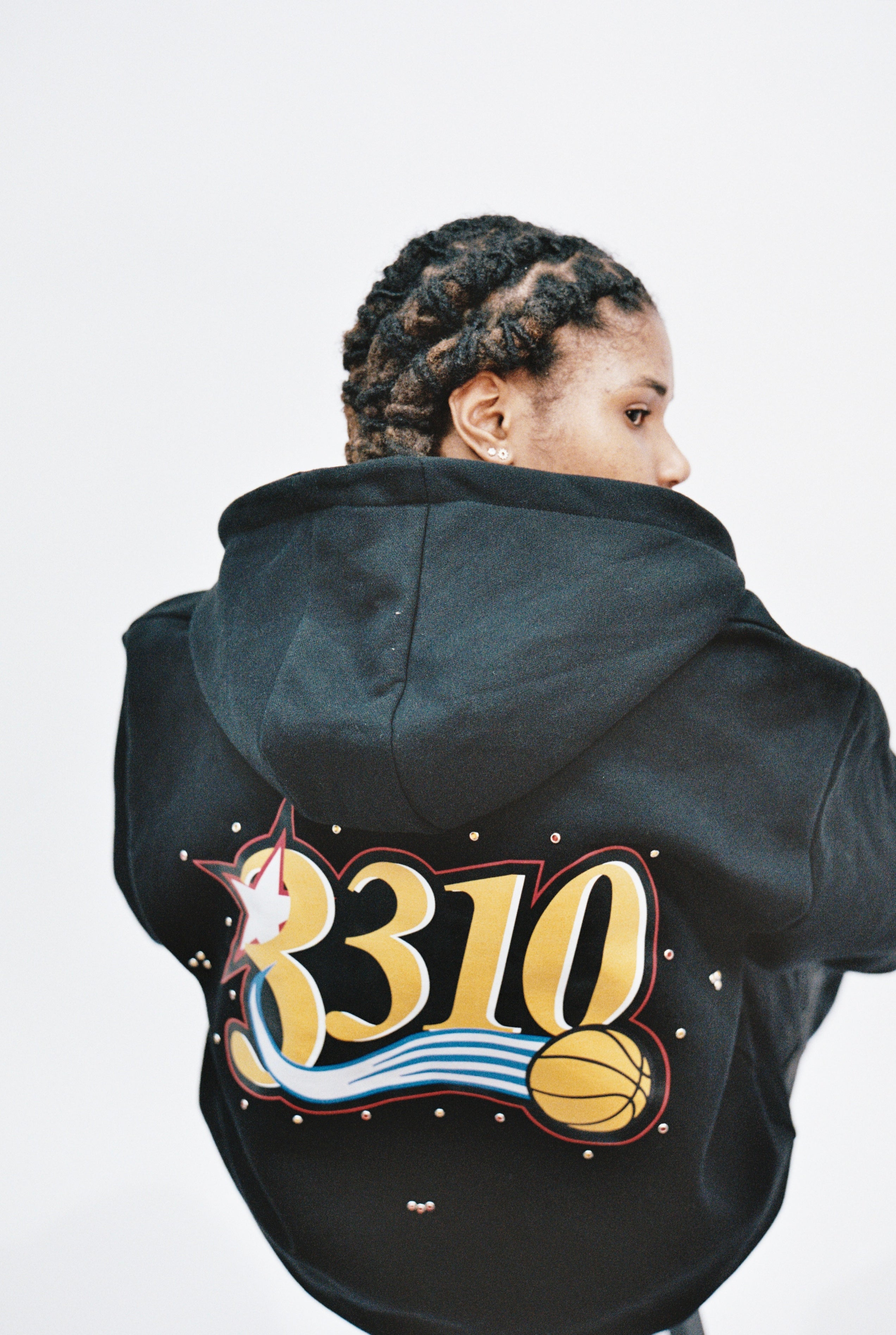 * 3310 HAND MADE GEMS HOODIE