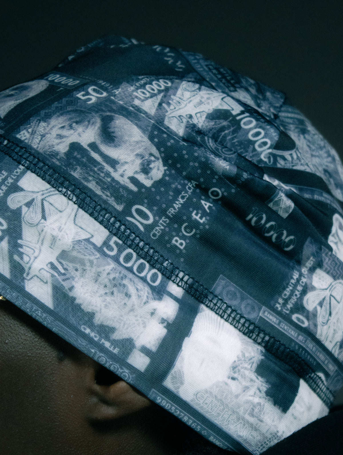 Skull Cap 3K Franc CFA Noir, photo 4