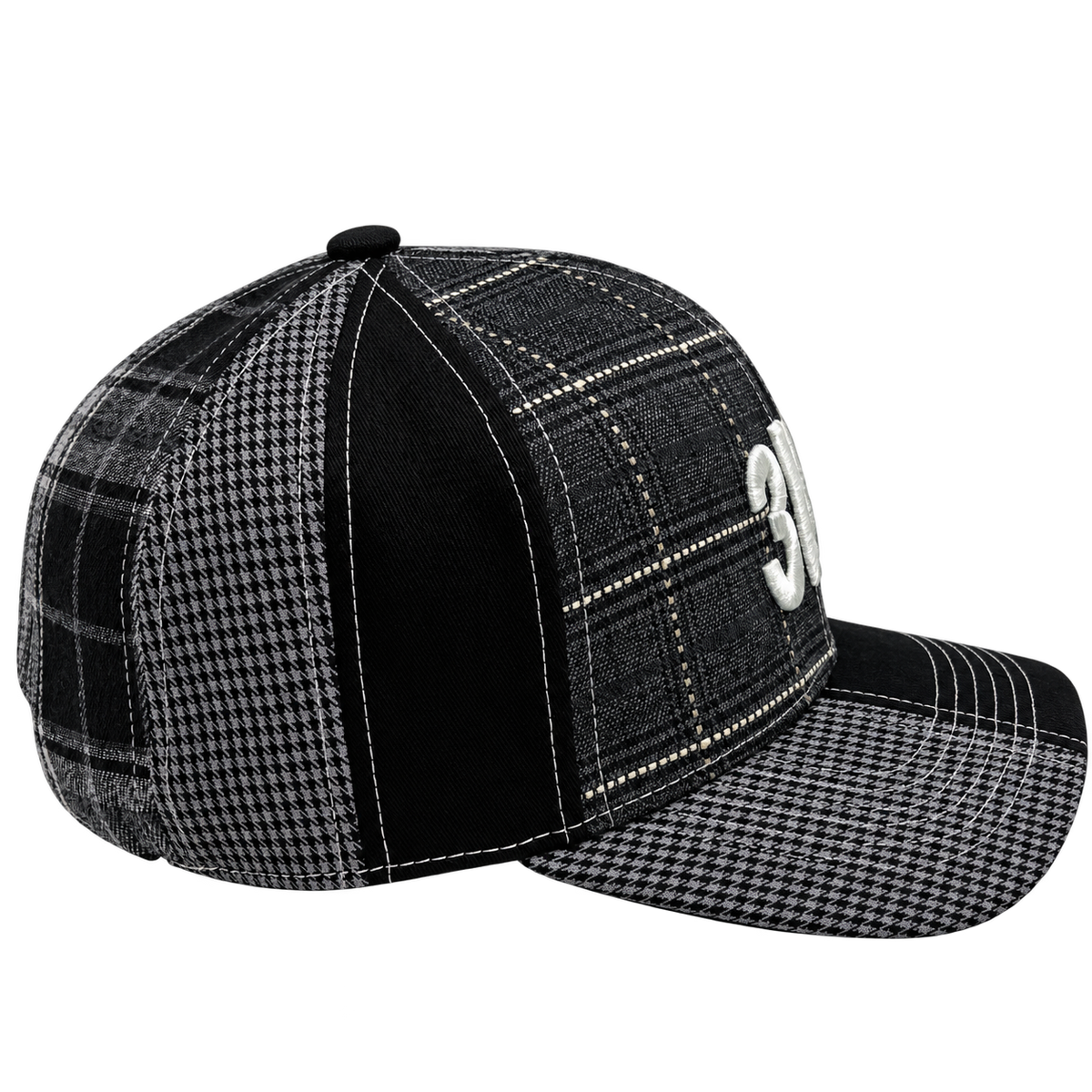 3K Patchwork Cap Noir, photo 3