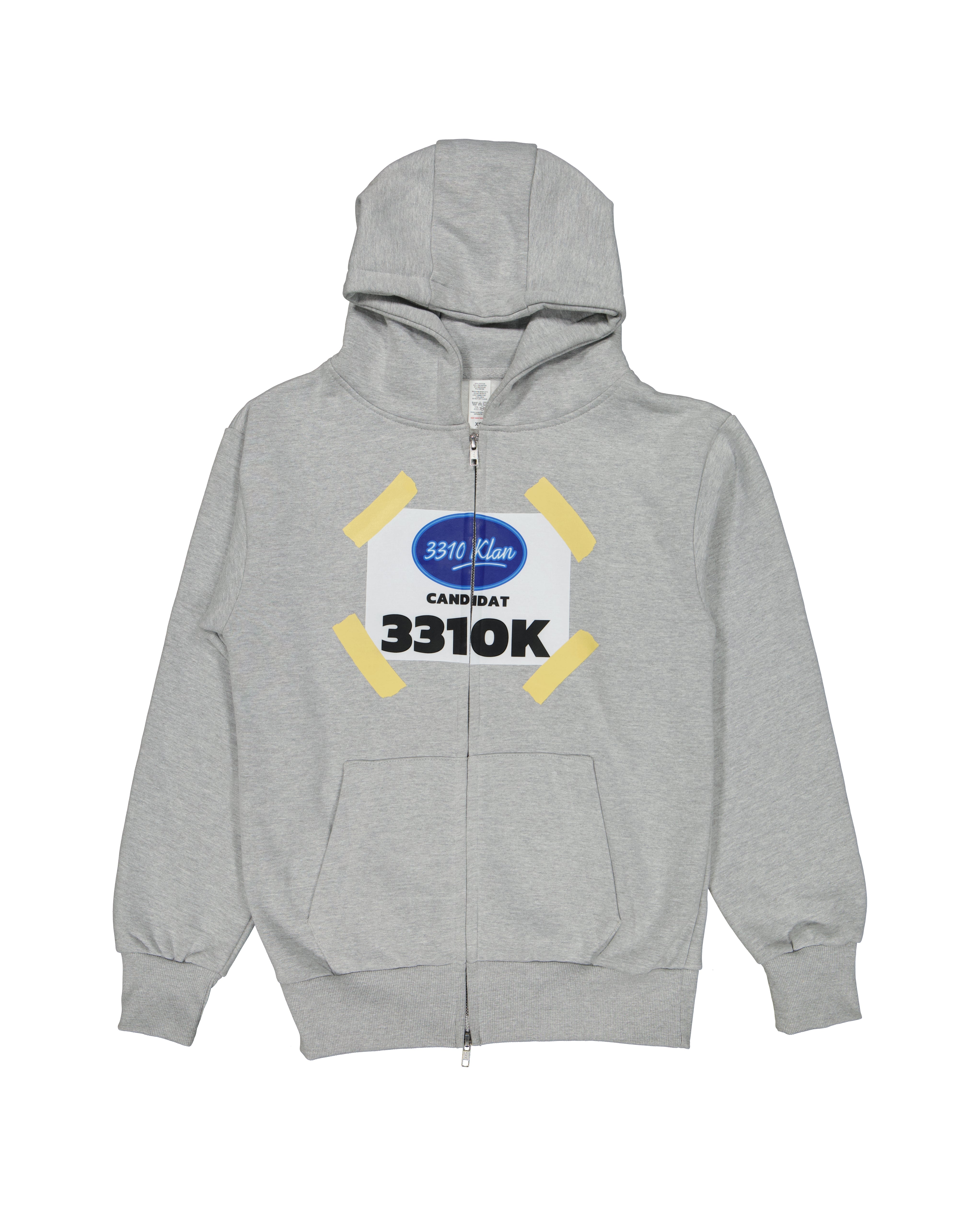 3310 « NOUVELLE STAR » HOODIE GRIS