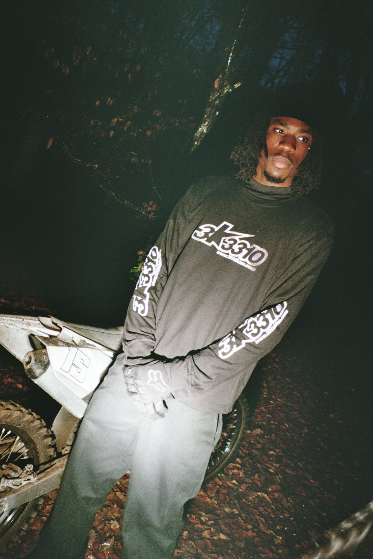T-shirt manches longues 3KSTARZ Bike OG Noir, photo 2