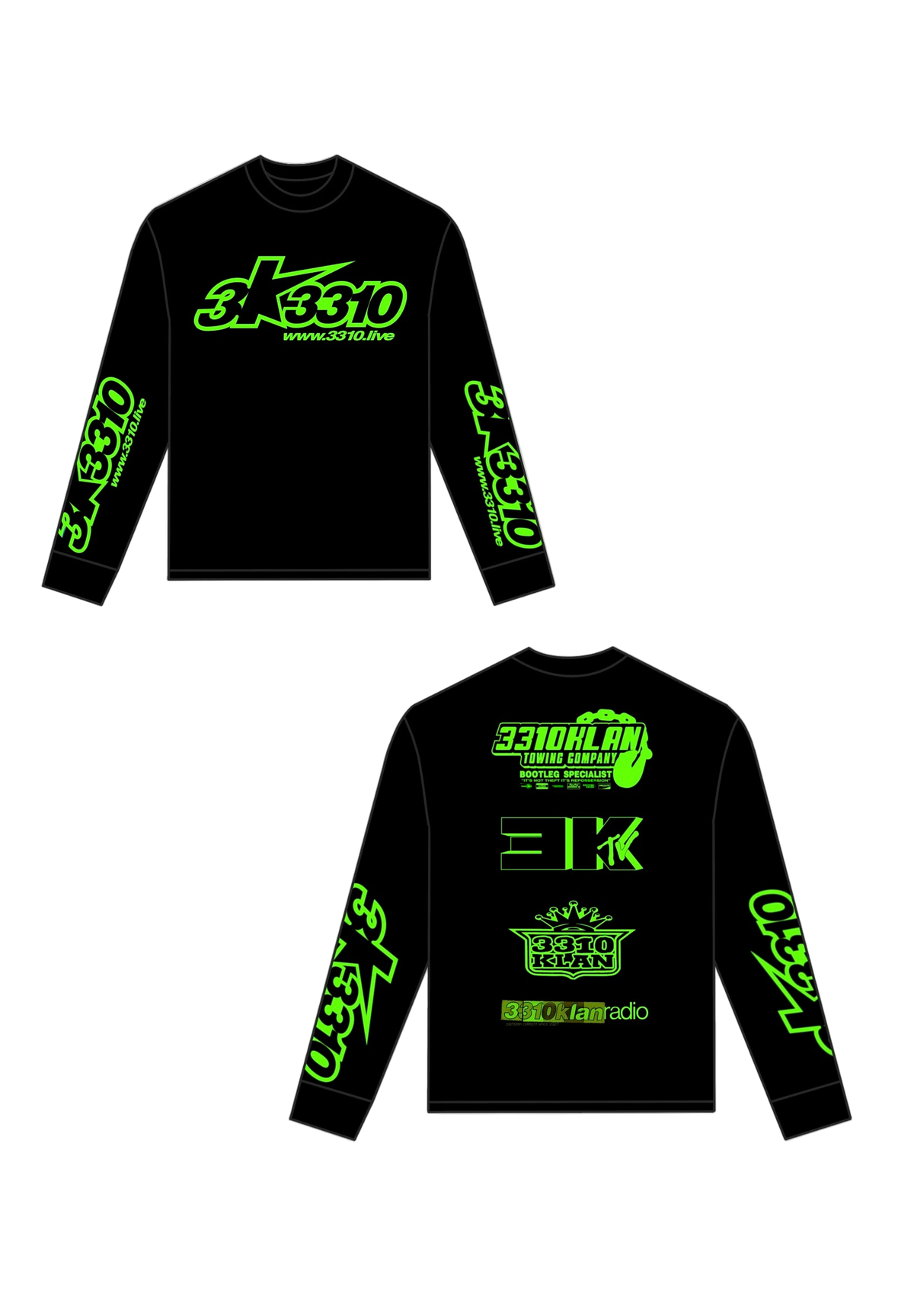 T-shirt manches longues 3KSTARZ Bike Monster