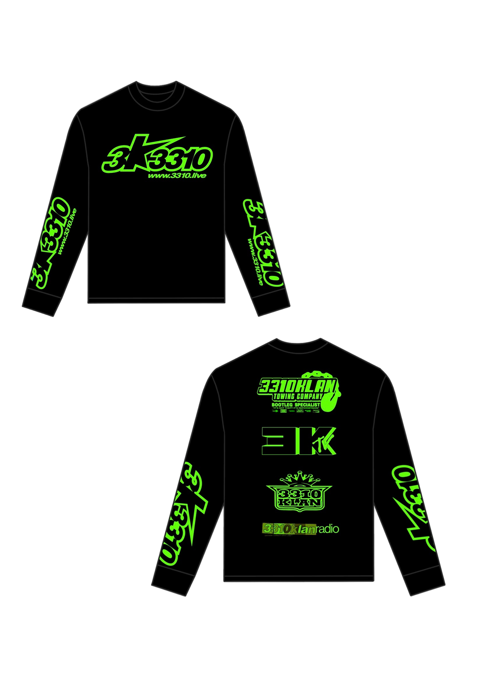T-shirt manches longues 3KSTARZ Bike Monster
