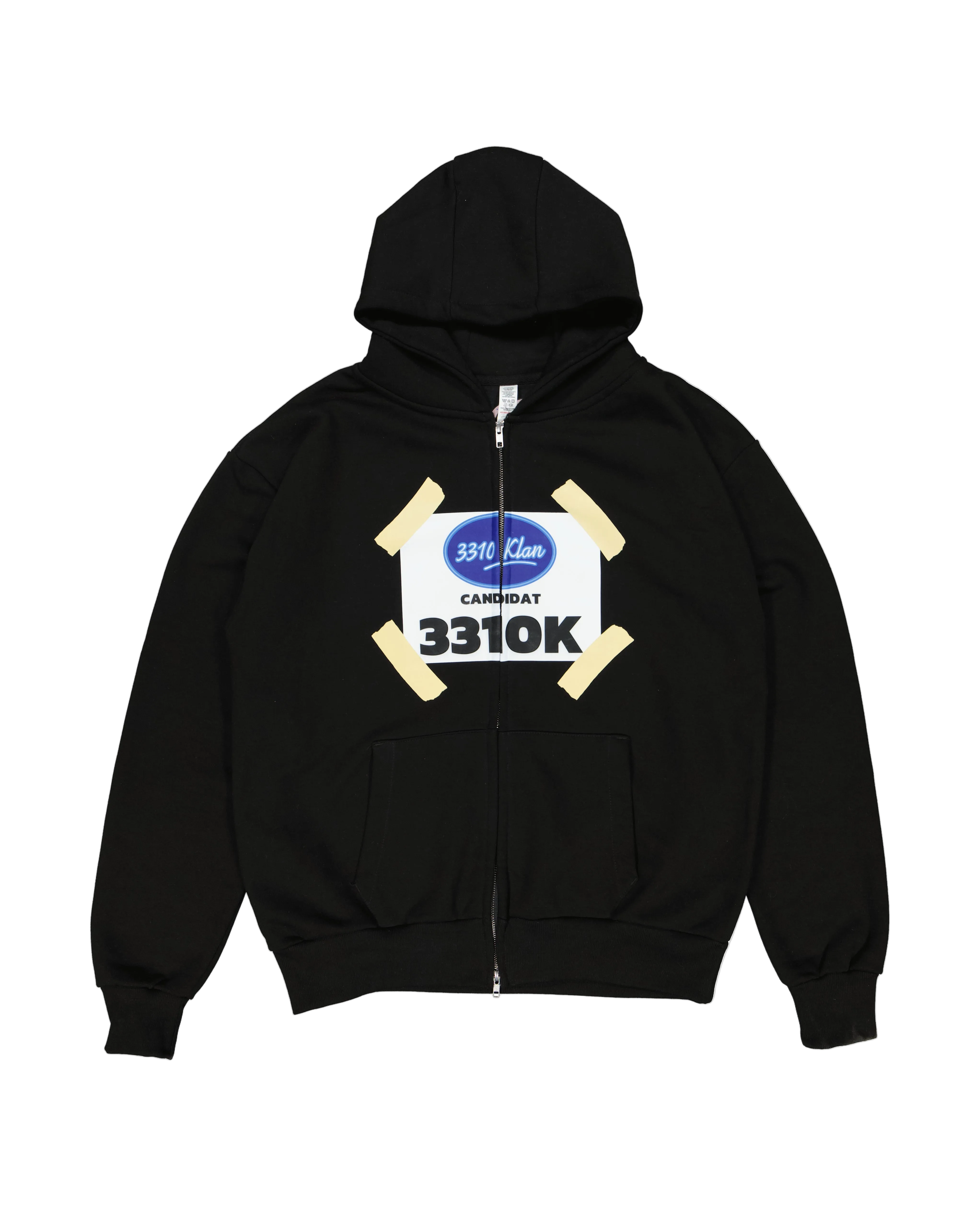 3310 « NOUVELLE STAR » HOODIE NOIR