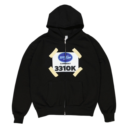 3310 « NOUVELLE STAR » HOODIE NOIR