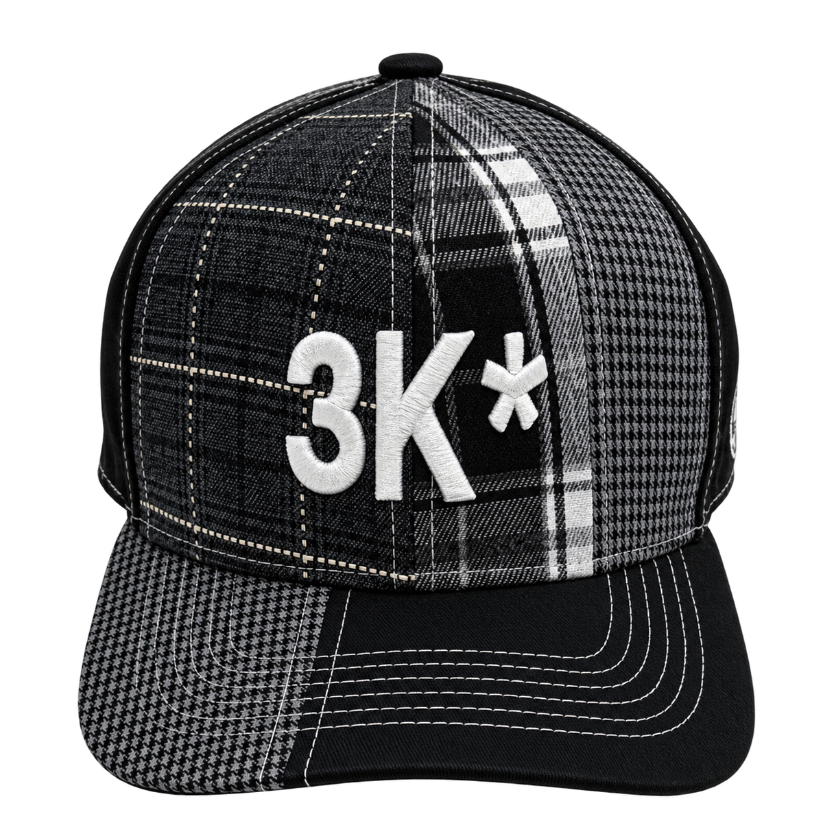 3K Patchwork Cap Noir