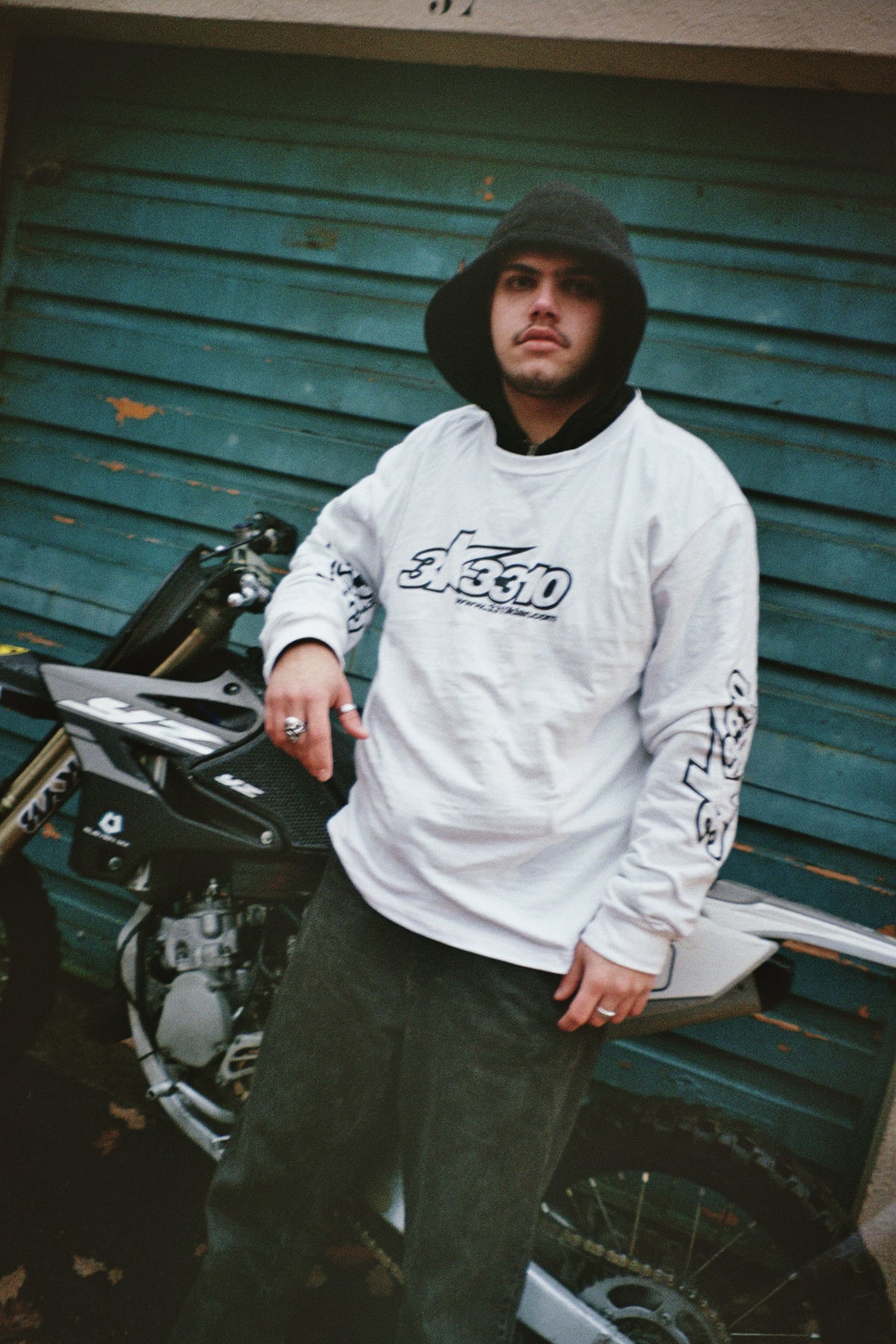 T-shirt manches longues 3KSTARZ Bike OG Blanc, photo 2