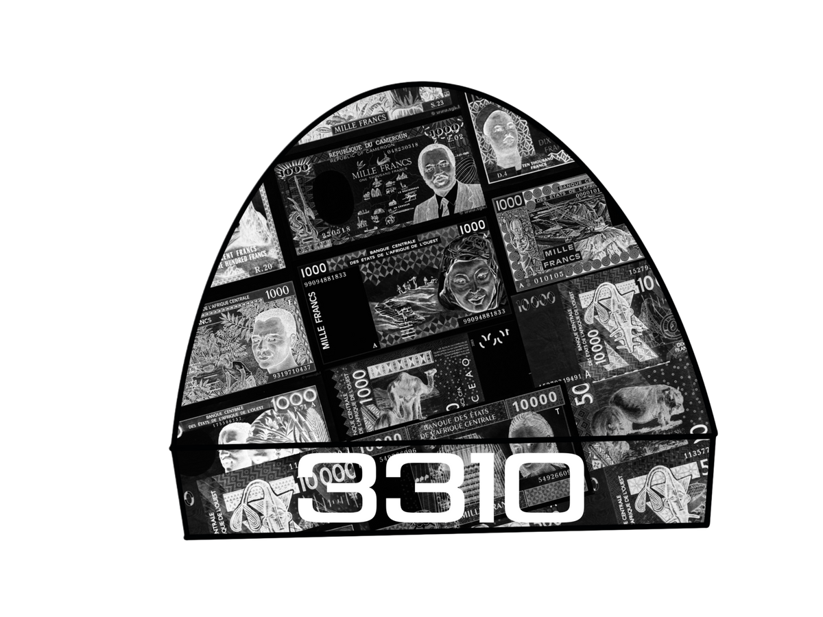 Skull Cap 3K Franc CFA Noir